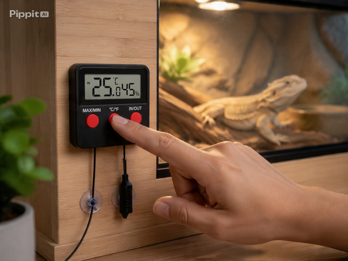 Thermomètre Hygromètre Digital pour Terrarium – Sonde Externe, Double Capteur