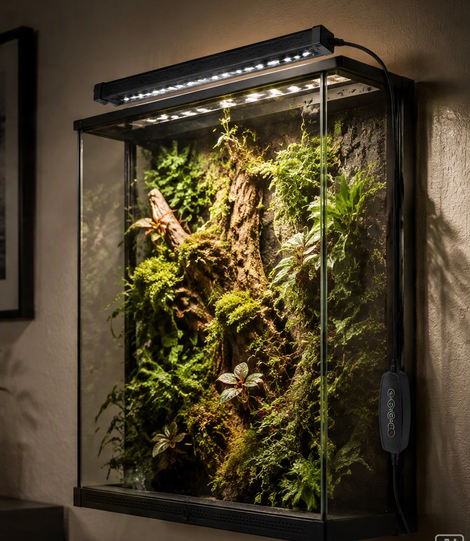 Lampe LED UVB/UVA Spectre Complet pour Terrarium – Reptile & Amphibien