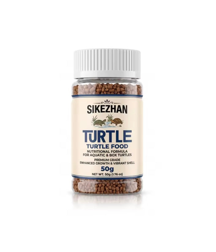 Granulés Probiotiques pour Tortues SIKEZHAN 50g – Nutrition & Santé de la Carapace