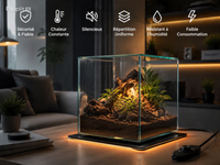 Tapis Chauffant pour Terrarium – Chauffage par le Bas, Étanche IPX4