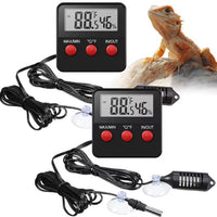 Thermomètre Hygromètre Digital pour Terrarium – Sonde Externe, Double Capteur