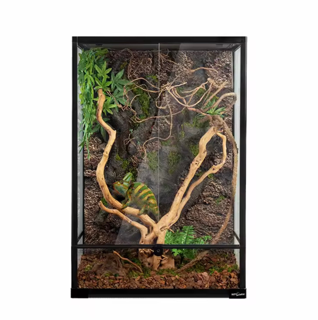 Terrarium Caméléon 60x45x90 cm Vertical en Verre