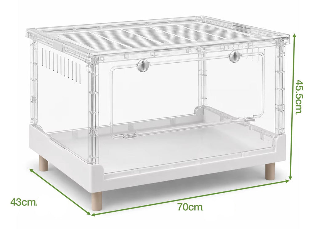 Terrarium Pliable Transparent 70x43x45,5cm