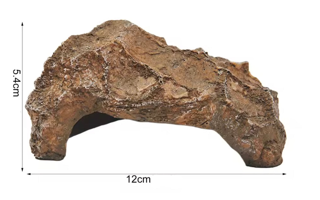 Pont Grotte Reptile en Résine 12x5,4 cm