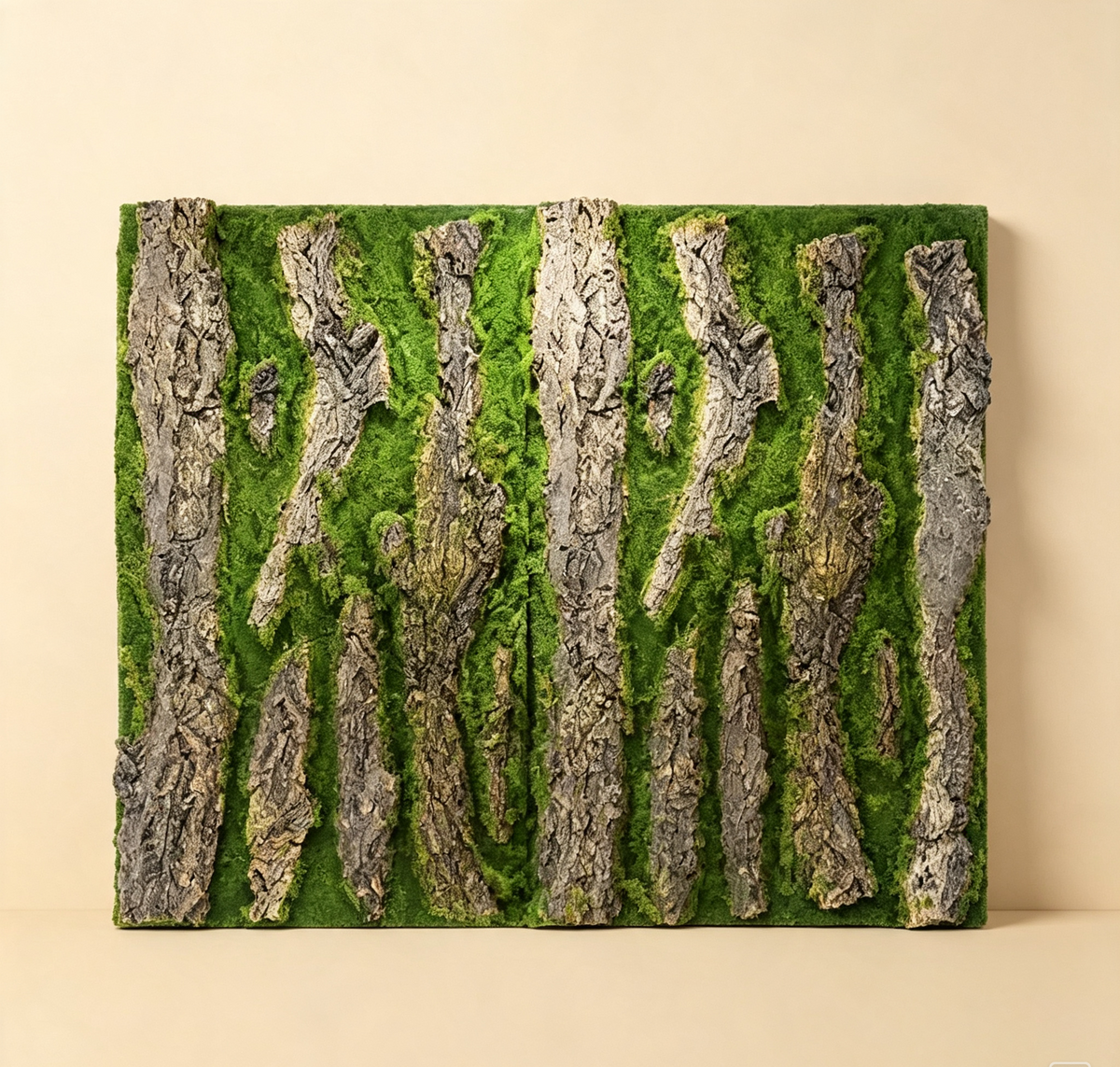 Panneau de Fond Terrarium Écorce 3D 50x30 cm