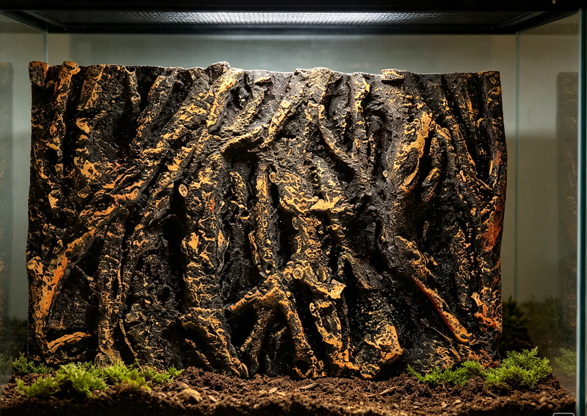 Panneau Racine d'Arbre 3D 45x30 cm Terrarium