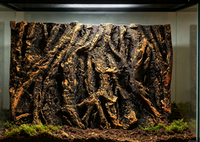 Panneau Racine d'Arbre 3D 45x30 cm Terrarium