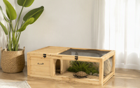Maison Tortue Bois 91x60,5cm Panneaux Amovibles | Terraliah