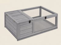 Terrarium Tortue Terrestre en Bois 91x60,5 cm