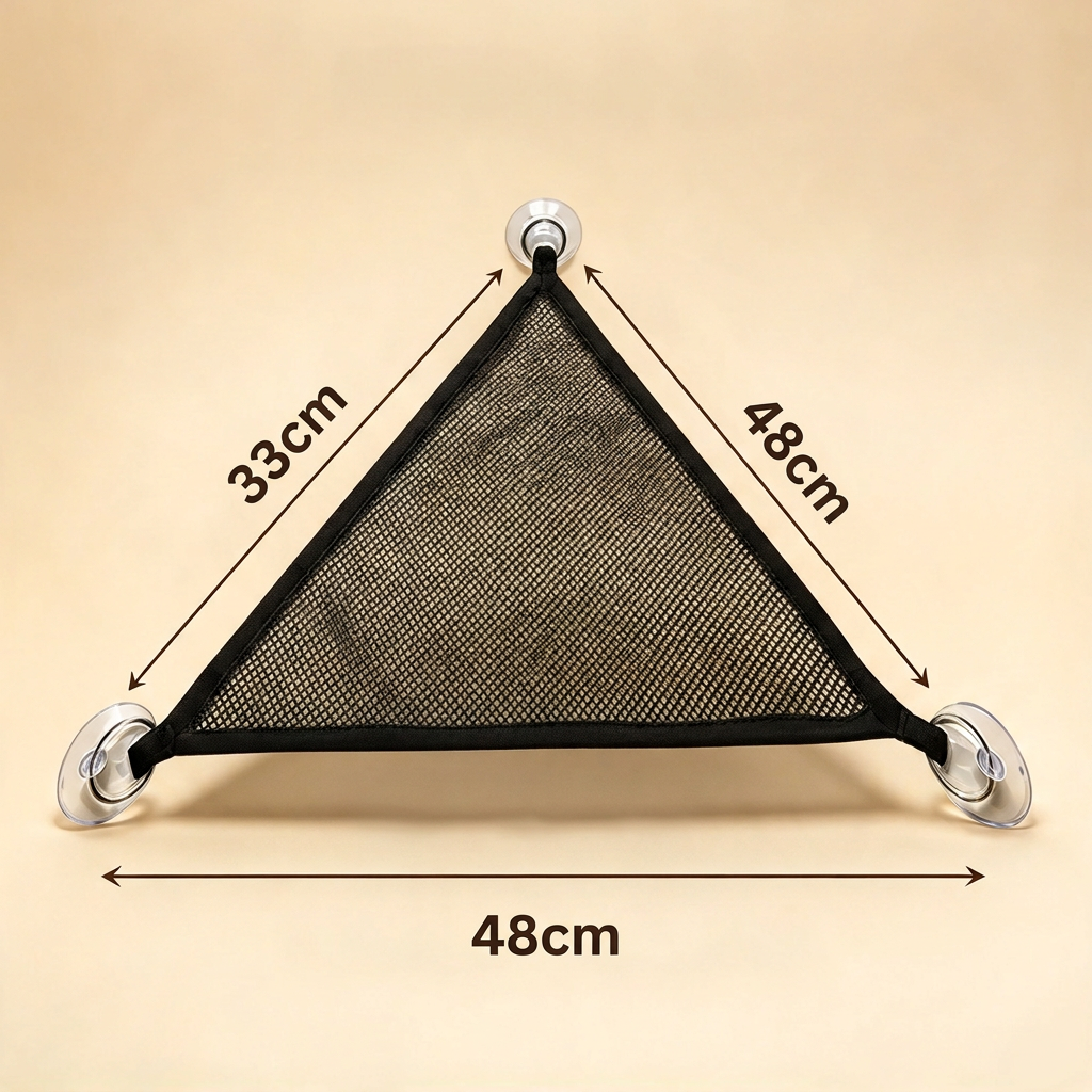 Hamac Reptile Triangulaire 48x48x33 cm, Lot de 2