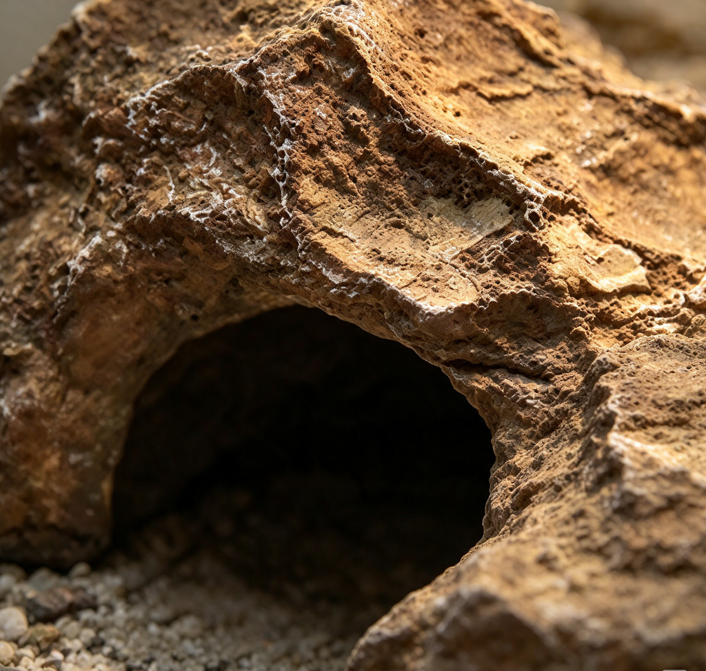 Pont Grotte Reptile en Résine 12x5,4 cm