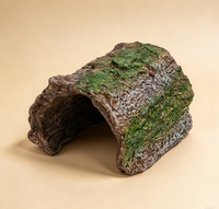 Tronc Creux Reptile en Résine 9x7,7x6 cm