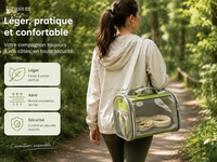 Sac de Transport pour Reptiles – Respirant, Anti-Évasion, Bandoulière Réglable