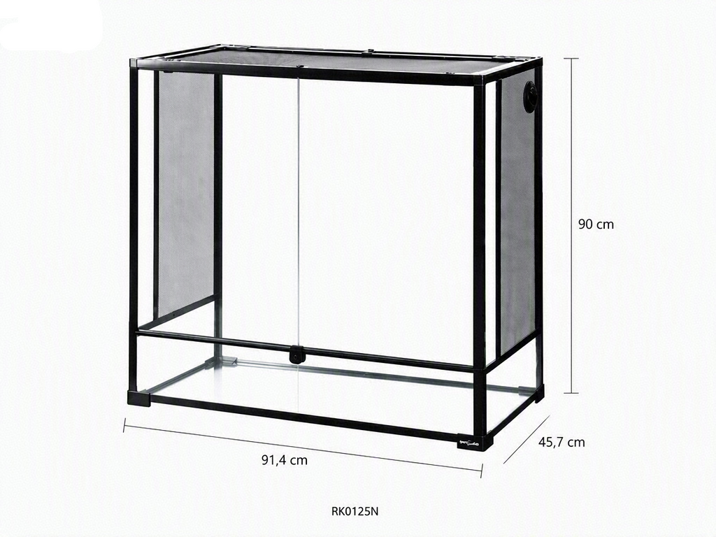 Terrarium Arboricole 91x46x90 cm en Verre