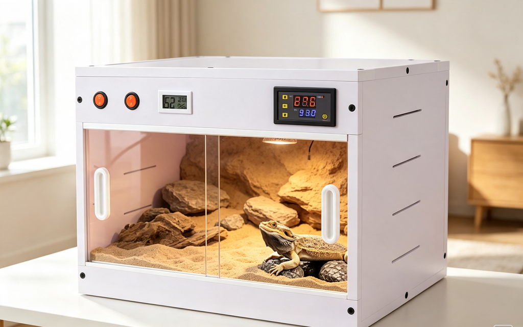 Terrarium Thermostatique 60x40x40 cm PVC/Verre | Terraliah
