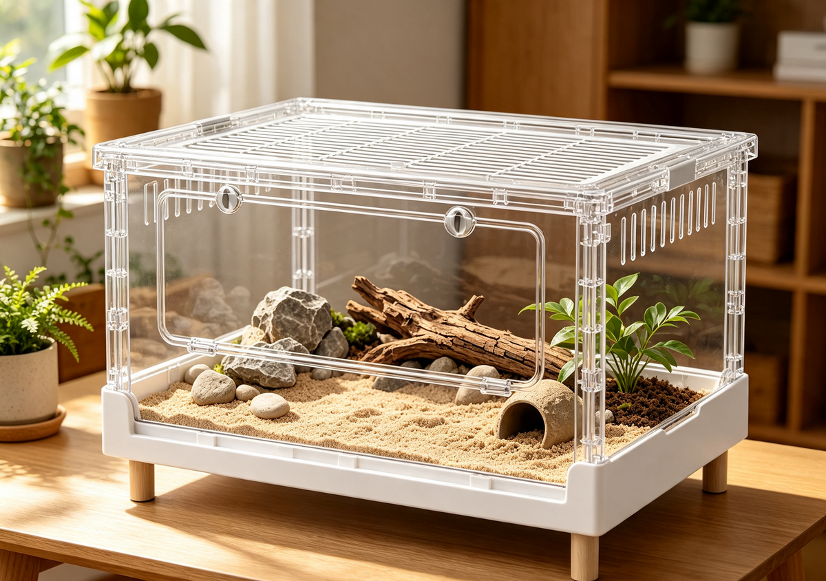 Terrarium Pliable Transparent 70x43x45,5cm