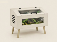 Terrarium Reptile sur Pieds 80x50x60 cm, 111L