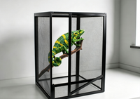 Terrarium Détachable Caméléon Aluminium 45x45x80