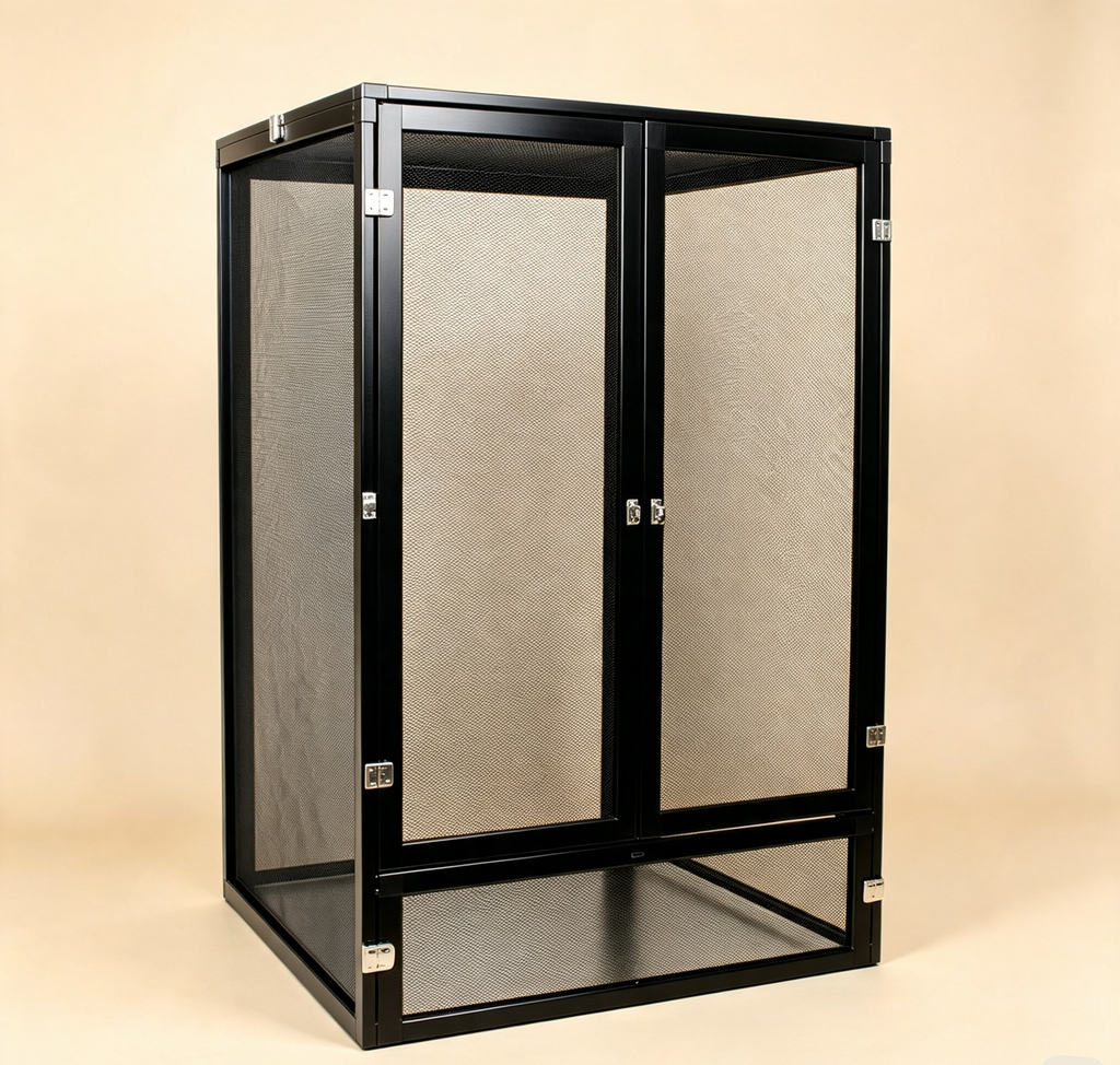 Terrarium Détachable Caméléon Aluminium 45x45x80
